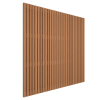 W1058803 Thermovision Ayous geschaafd latten scherm  recht horizontaal/verticaal   180x180 cm