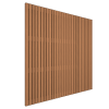 W1058803 Thermovision Ayous geschaafd latten scherm  recht horizontaal/verticaal   180x180 cm