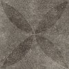 vtwonen SOLOSTONE Dessin Hormigon 70x70x3,2 cm Flower Antracite - UITLOPEND