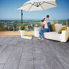 GeoCeramica Fiordi 40x80x4 cm Fumo - per st
