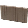Rondoband 6x25x50 cm Bruin