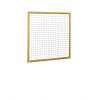 W08317 Grenen betonijzertrellis met maas 7,5x7,5 cm, in raamwerk 4,4x6,8 cm, 180x180 cm, groen geïmpregneerd