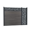 Boston Decopaneel Lamia horizontaal 2x30x1750 mm RAL7016