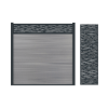 Boston Decopaneel Lamia horizontaal 2x30x1750 mm RAL7016