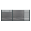 Boston Decopaneel Paxos verticaal 2x88x1820 mm RAL7016 (1009)
