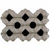 Grastegel 40x60x12 cm grijs - per st