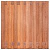 Hardhouten aanbieding scherm Tess 17 planks 180x180 cm