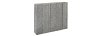 Palissade Tibet Graniet Dark Grey 12x12x50 cm (Uitlopend)