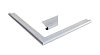 W1016896 Daktrim aluminium met ronde kraal t.b.v. maximale dakmaat 1300x700 cm