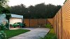Restpartij 8 stuks WPC Boston fence board Modern Old Teak 21x150x1780 mm FSC-100% OUDE KLEUR