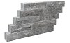 Palissade Spotted Blue  12x12x50 cm 2x ruw, 4x geschuurd horizontaal