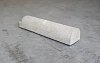 Stootband 20x18x100 cm 1 x afgerond met voet grijs - per st