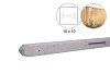 W13015 Betonpaal stampbeton 10x10x280 cm grijs tussenpaal t.b.v. recht scherm
