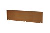 Kantopsluiting Single 300x16,5 cm Corten
