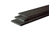 W40650 Douglas plank fijnbezaagd 22x200x4000 mm, zwart gedompeld