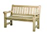 W11026 Bank Hugo, 40 mm dik, 96x140x74 cm (HxBxD)