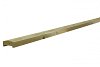 W06835 Douglas geschaafde afdekkap met sponning (6x1), 42x85x1800 mm, groen geïmpregneerd**