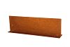 Kantopsluiting Double (flg) 300x16,5 cm Corten