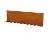 Kantopsluiting Single flex (flg) 300x10 cm Corten