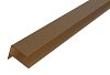 Alu WEO Essential Gardenwall F-profiel Teak 35x45mm L-300 cm RAL8024