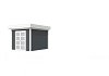 W1001710-24 vuren Topvision Premium Bosuil, 300x200 cm, wanden Antraciet en basis Wit