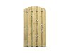 C103321R Vurenhouten deur toog verticaal met stalen frame rechts draaiend  100x180 cm, Excl stelpen, hang en sluitwerk Op=Op