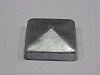 AFD-001 Paalornament Piramide metaal verzinkt 71x71 mm