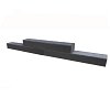 Patioblok Antraciet 10x12x60 cm strak