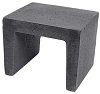Bordersteen U-element 15x20x30 cm Zwart