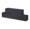 Patioblok Strak 15x15x45 cm Antraciet - per 8 st