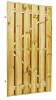 W07575 Geschaafde plankendeur grenen op verstelbaar stalen frame 90x180 cm, recht
