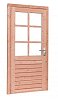 W1023898 Douglas enkele 6-ruits glasdeur Prestige met dubbelglas, rechtsdraaiend 109x221 cm, onbehandeld