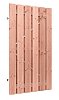 W1060617 Douglas geschaafde plankendeur op verstelbaar stalen frame, 16 mm, 100x195 cm, onbehandeld