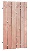 1060618 Douglas geschaafde plankendeur op verstelbaar stalen frame, 18 mm, 100x195 cm, onbehandeld