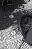 GeoCeramica Concreet 60x60x4 cm Flower Decorate - per st