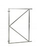 W926782 Stalen poortframe verstelbaar 120x155 cm**