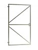 WA232459 IJzeren deurframe met slotkast uitsparing verzinkt 180x100 cm