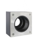 BOX 100 RVS box 100x100 mm t.b.v. diverse geïntegreerde armaturen OP=OP