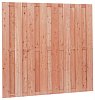 W42005 Douglas fijnbezaagd plankenscherm 18-planks 15 mm, 180x180 cm, onbehandeld**