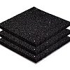 Tegeldrager Rubber 10x10x1,5 cm Zwart