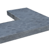 Vijverrand Hoek Spotted Blue binnenh. 3x25x50/50 cm