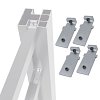 2645 Boston-set van 4 connectors (voor U-lijsten 2644)