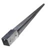 PA-004 Paalpunt houder 71x71x750 mm  verzinkt