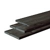 W40650 Douglas plank fijnbezaagd 22x200x4000 mm, zwart gedompeld