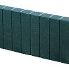 Quadroband 6x25x50 cm zwart