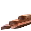 Hardhout Ruw Paal Azobe 40x40x600 mm zonder punt