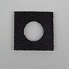 RU-11-ZW Vaste Tegeldrager incl. plaatje CI3/4T 12x12x0,5 cm