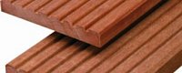 Hardwood posts and planks