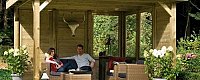 Pine outdoor structure