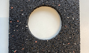 RU-13-ZW Vaste Tegeldrager 12x12x1,5 cm (excl. plaatje SO-16 CI3/4T)